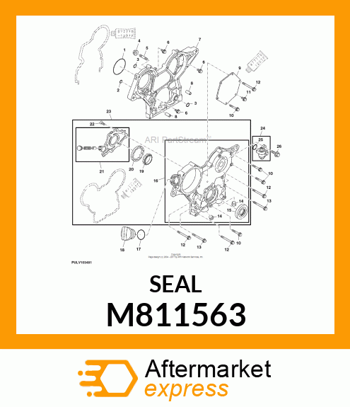 SEAL, OIL M811563