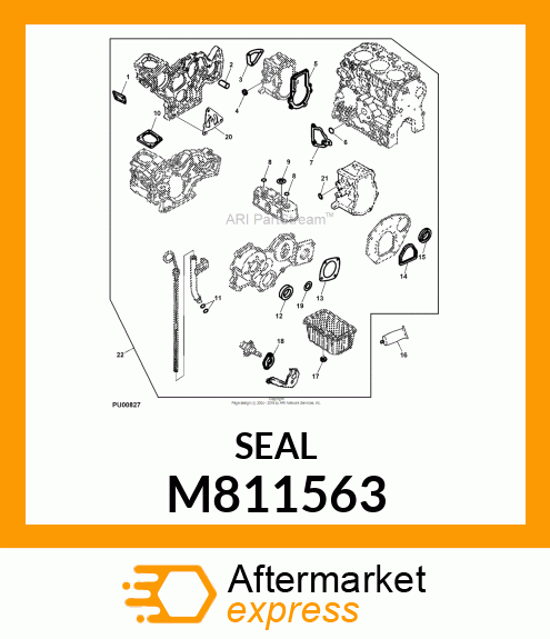 SEAL, OIL M811563