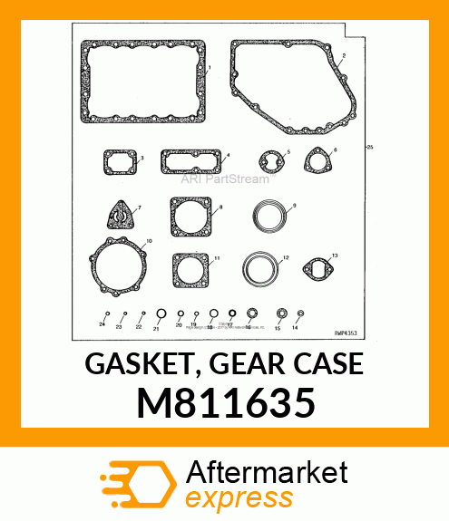 GASKET, GEAR CASE M811635