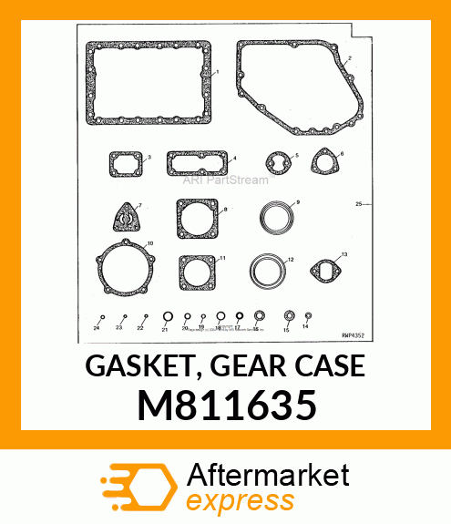 GASKET, GEAR CASE M811635