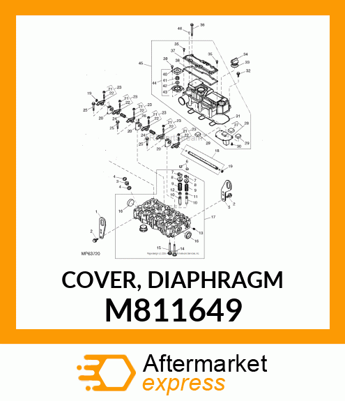 COVER, DIAPHRAGM M811649