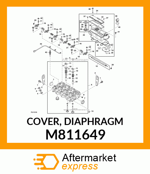 COVER, DIAPHRAGM M811649