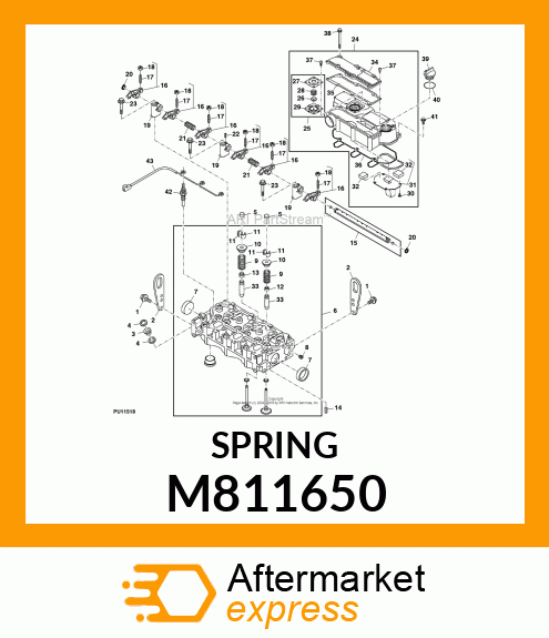 SPRING, DIAPHRAGM M811650