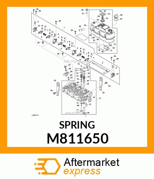 SPRING, DIAPHRAGM M811650