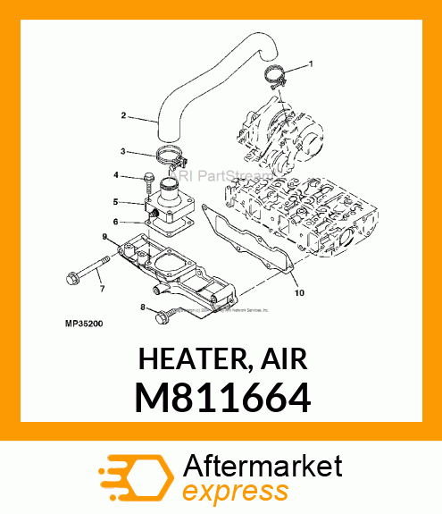 HEATER, AIR M811664