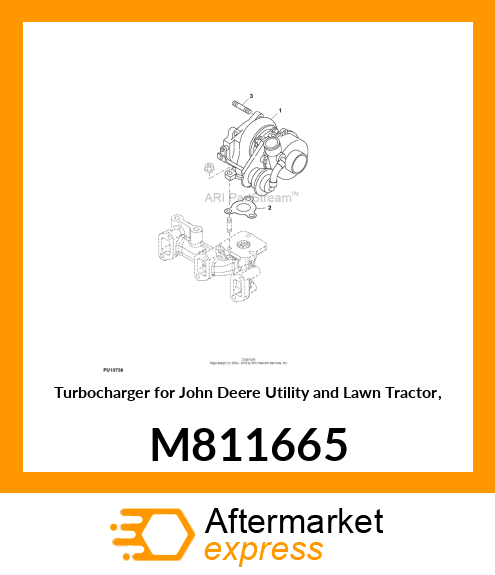 TURBOCHARGER, RHB31 M811665