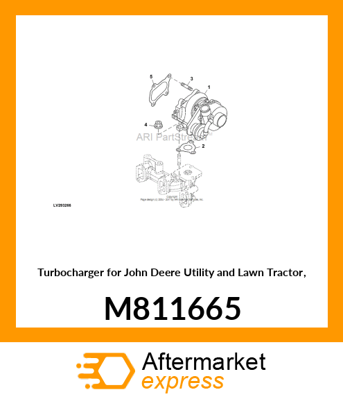 TURBOCHARGER, RHB31 M811665