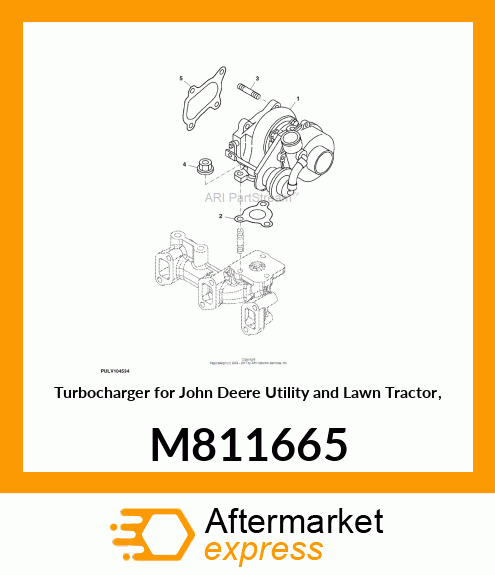 TURBOCHARGER, RHB31 M811665