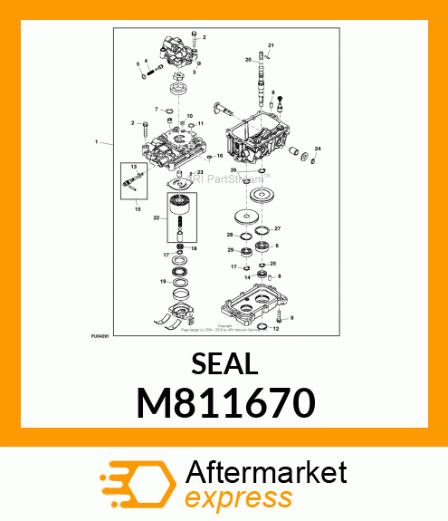 SEAL, OIL (153007) M811670