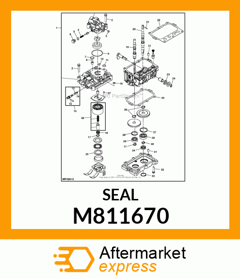 SEAL, OIL (153007) M811670