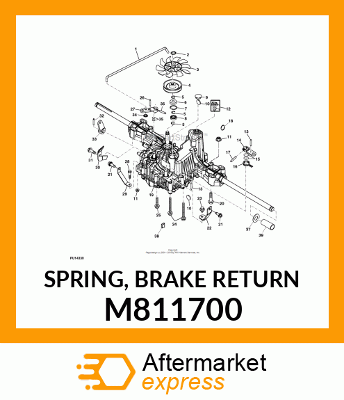 SPRING, BRAKE RETURN M811700