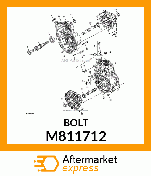 BOLT, M 14 X 16 M811712