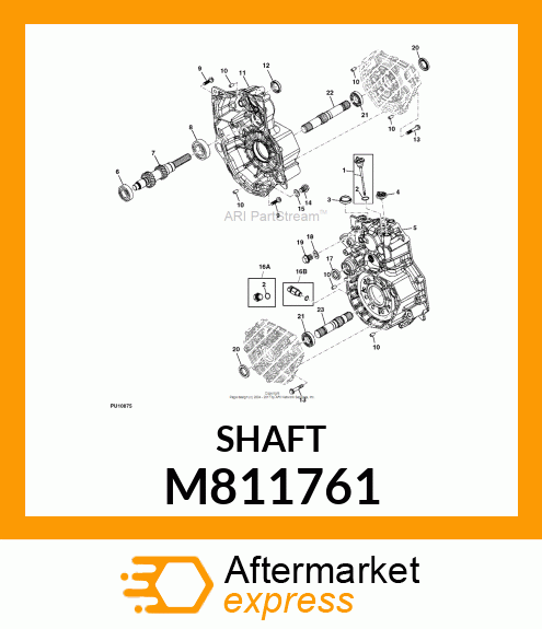 SHAFT, OUTPUT RH M811761