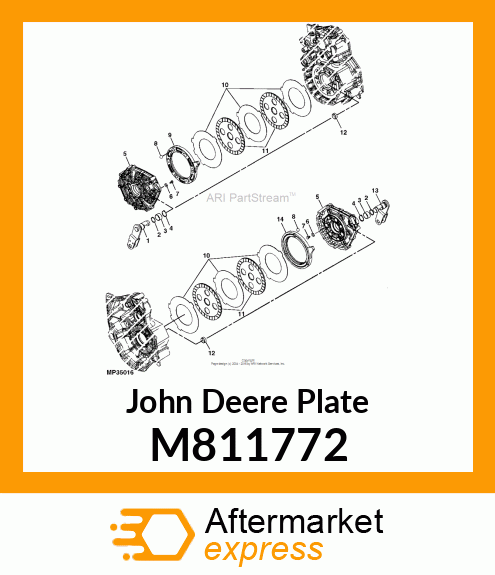 PLATE, FRICTION 175 M811772