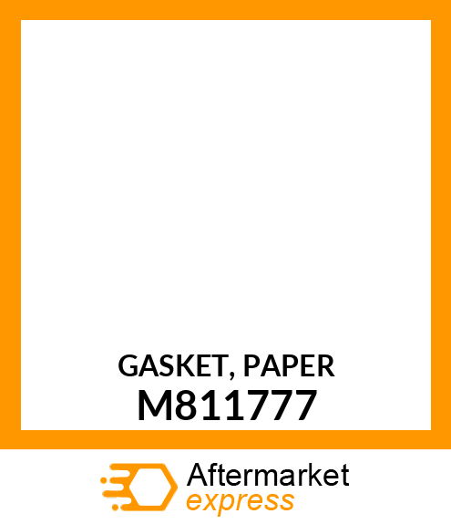 GASKET, PAPER M811777