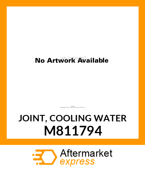 JOINT, COOLING WATER M811794