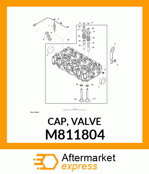 CAP, VALVE M811804