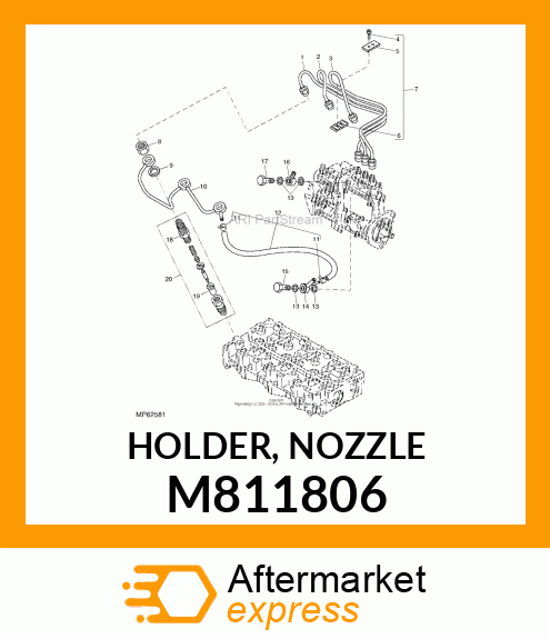 HOLDER, NOZZLE M811806