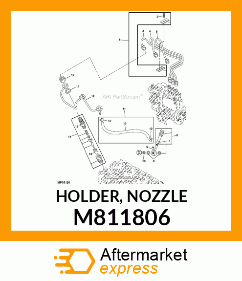 HOLDER, NOZZLE M811806