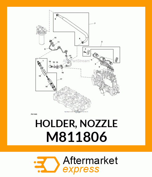 HOLDER, NOZZLE M811806