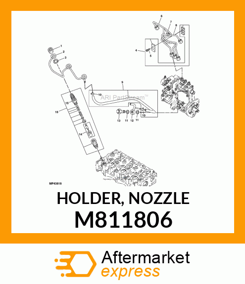 HOLDER, NOZZLE M811806