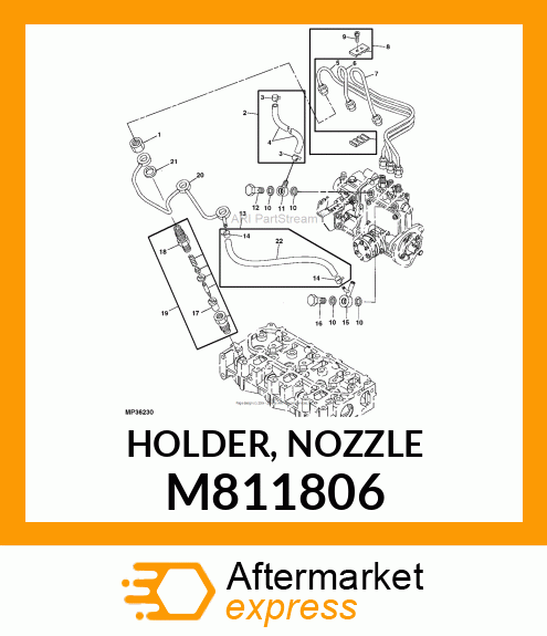 HOLDER, NOZZLE M811806