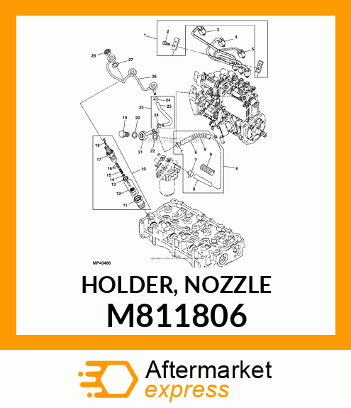 HOLDER, NOZZLE M811806