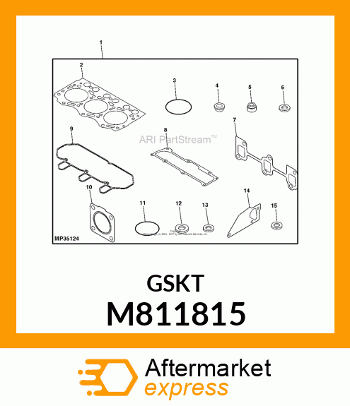 GASKET, HEAD M811815