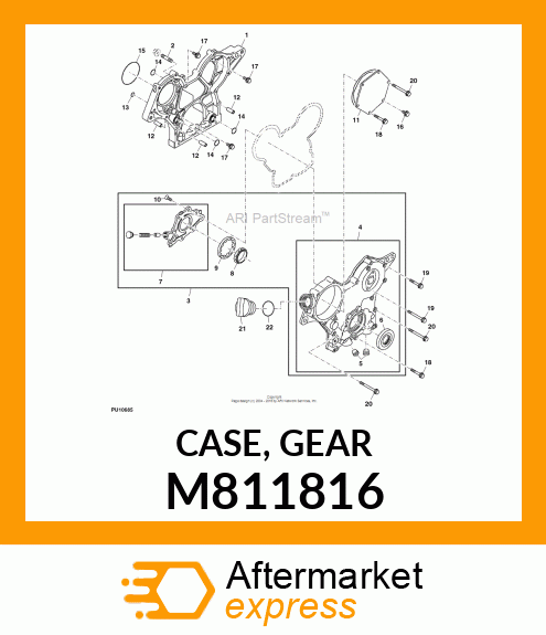 CASE, GEAR M811816