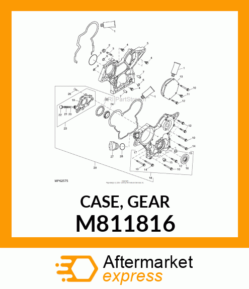 CASE, GEAR M811816