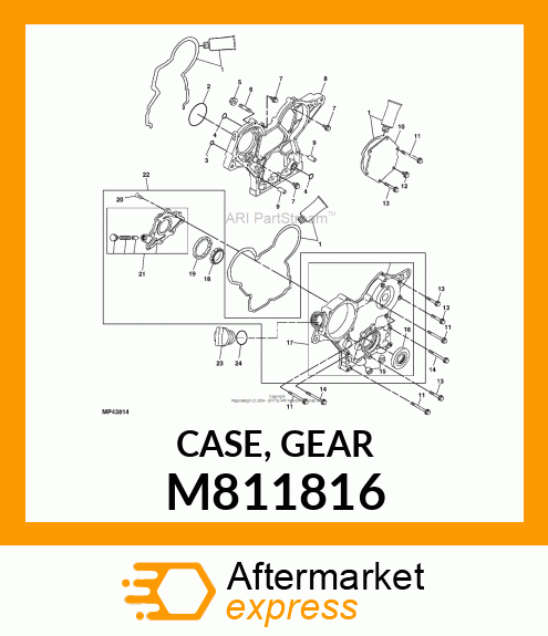 CASE, GEAR M811816