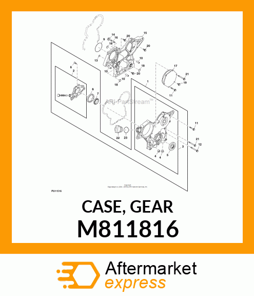 CASE, GEAR M811816