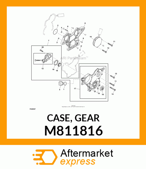 CASE, GEAR M811816