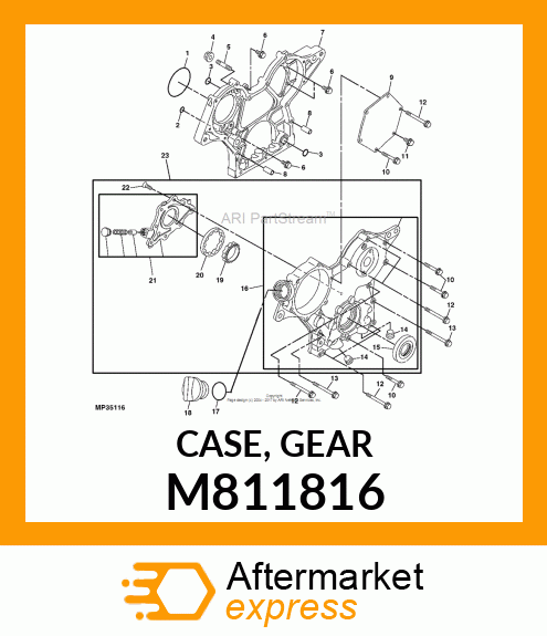 CASE, GEAR M811816