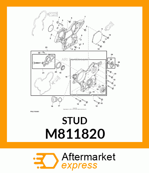 STUD M811820