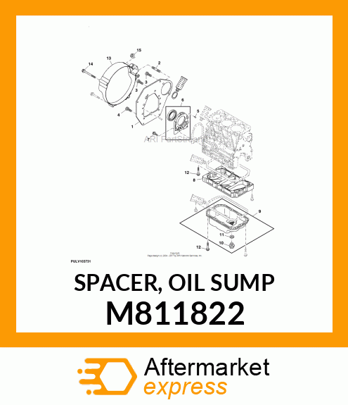 SPACER, OIL SUMP M811822