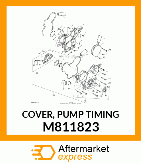 COVER, PUMP TIMING M811823