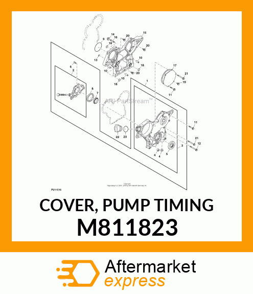 COVER, PUMP TIMING M811823