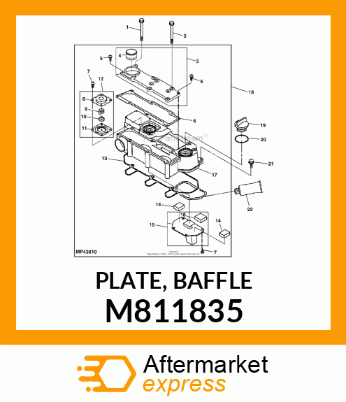 PLATE, BAFFLE M811835