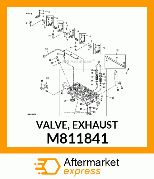 VALVE, EXHAUST M811841