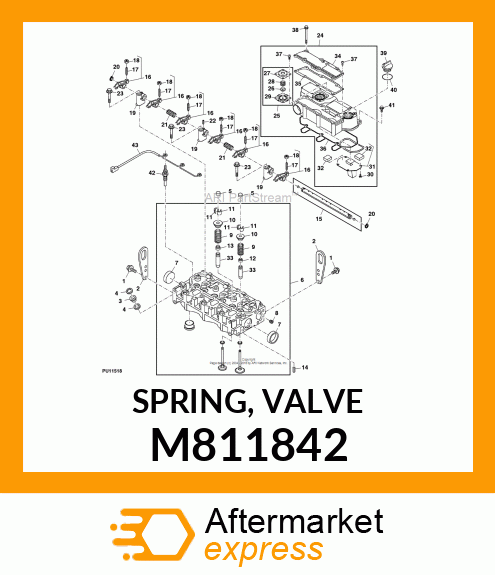 SPRING, VALVE M811842