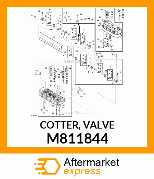 COTTER, VALVE M811844