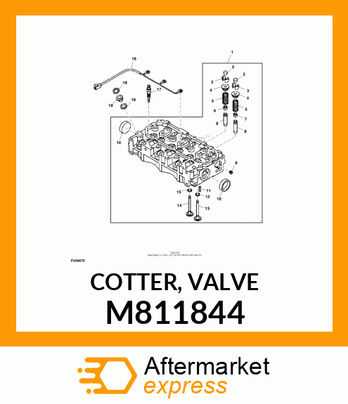 COTTER, VALVE M811844