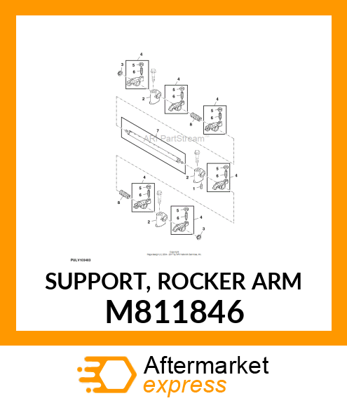 SUPPORT, ROCKER ARM M811846