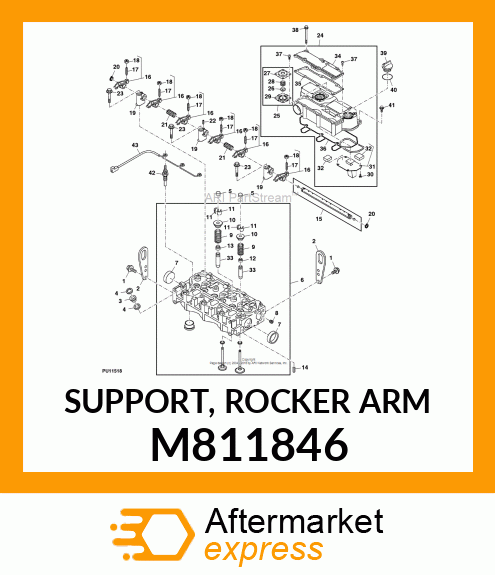 SUPPORT, ROCKER ARM M811846