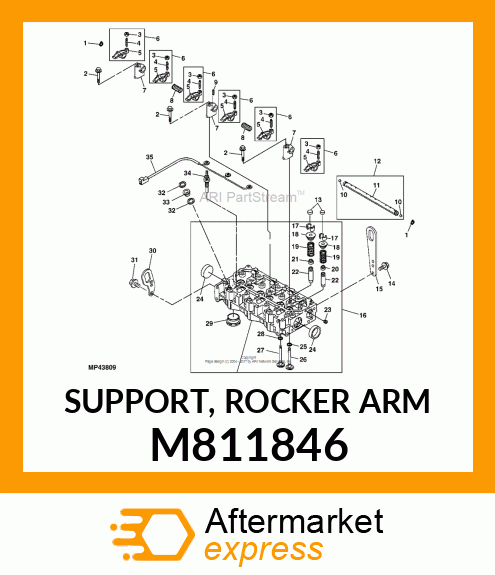 SUPPORT, ROCKER ARM M811846