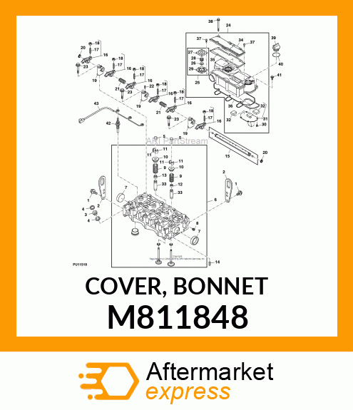 COVER, BONNET M811848