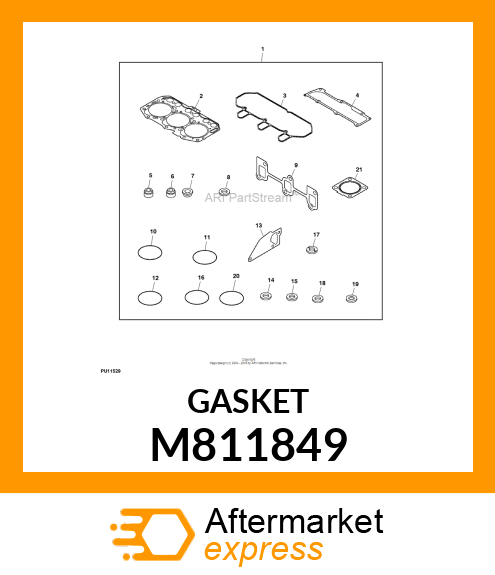 GASKET, BONNET COVER M811849