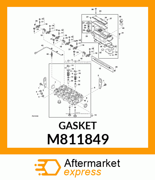 GASKET, BONNET COVER M811849