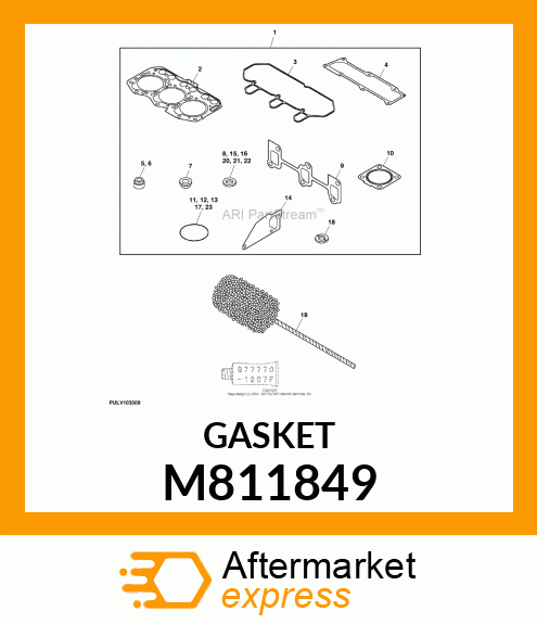 GASKET, BONNET COVER M811849